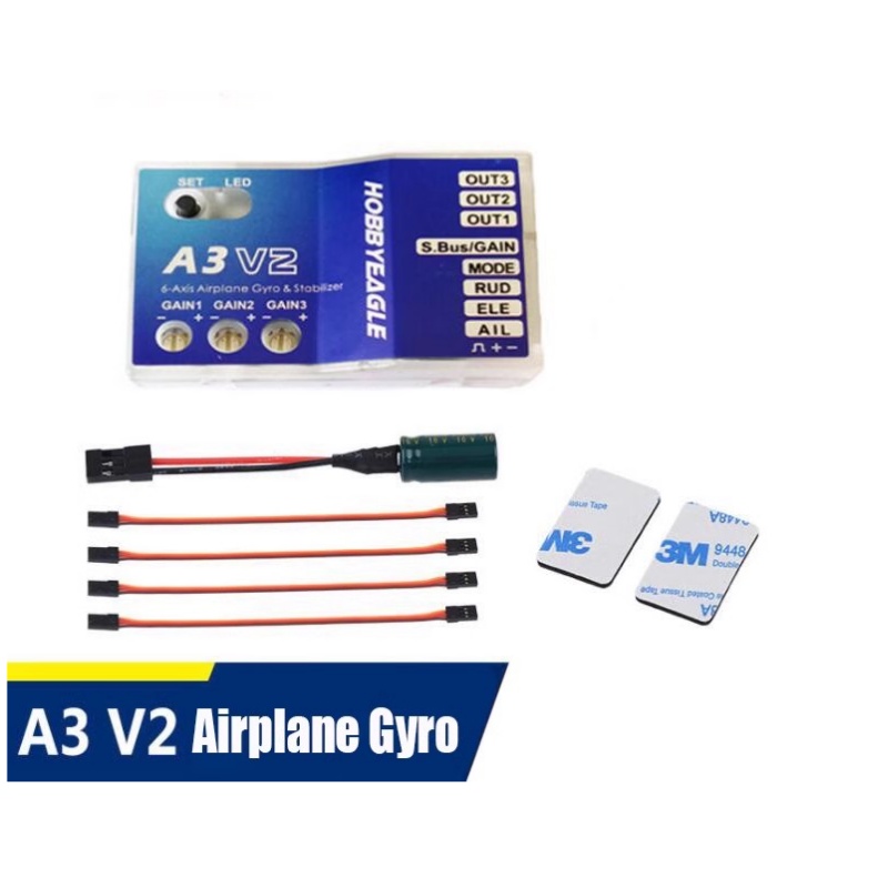 Rc Helicopter Gyro - A3 V2 Uçuş Kontrol Cihazı Sabitleyici