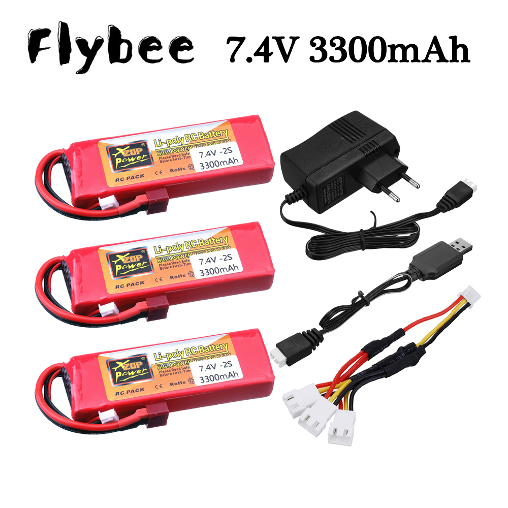 Rc Helicopter Charger - 2S 7.4V 3300mAh Lipo pil şarj