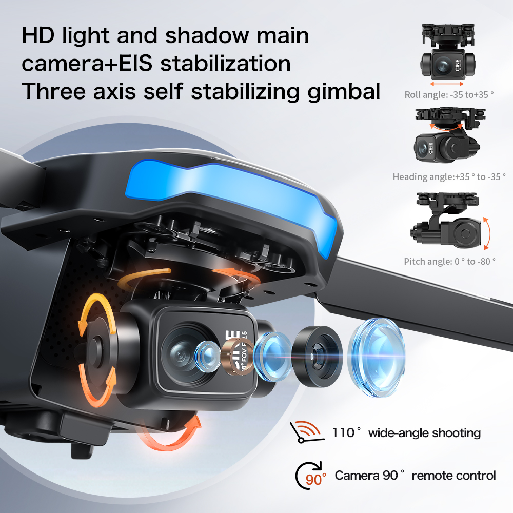 3 Eksenli Gimbal'lı, 5000m Men - Rc Helicopter Electric incelemesi ve fiyatı
