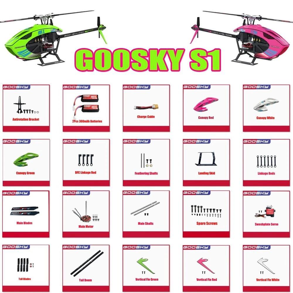Goosky S1 Helikopter RC Elektr - Rc Helicopter Bag incelemesi ve fiyatı