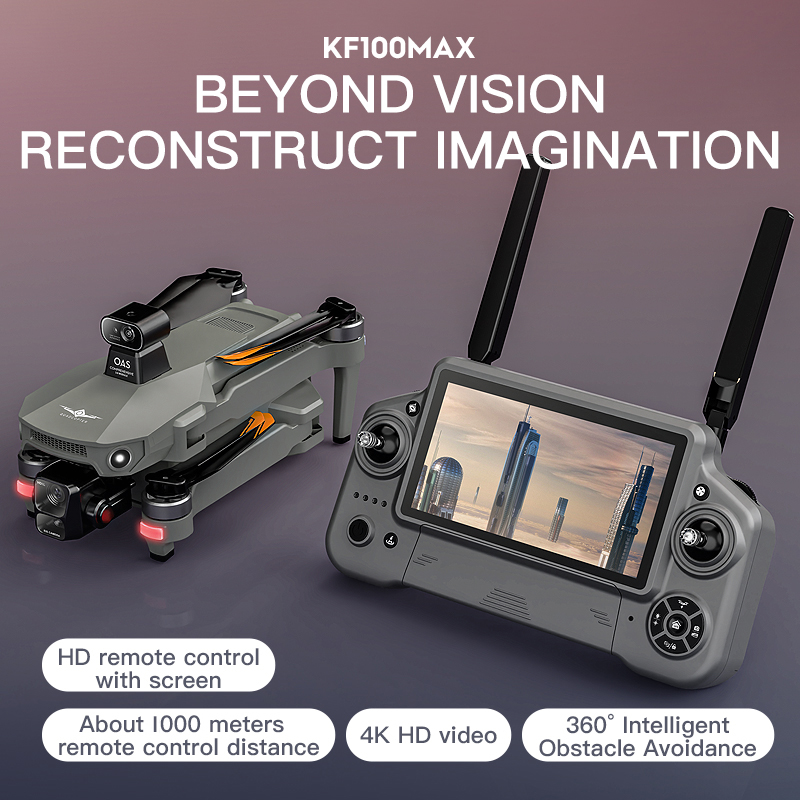 KF100 MAX GPS Drone 4K Kamera  - Rc Helicopter Charger incelemesi ve fiyatı